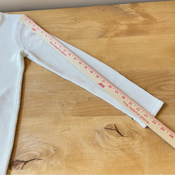 J MCLAUGHLIN CALLUM SWEATER M V NECK HAVANA KNIT YARN RELAXED CASUAL - Picture 9 of 12